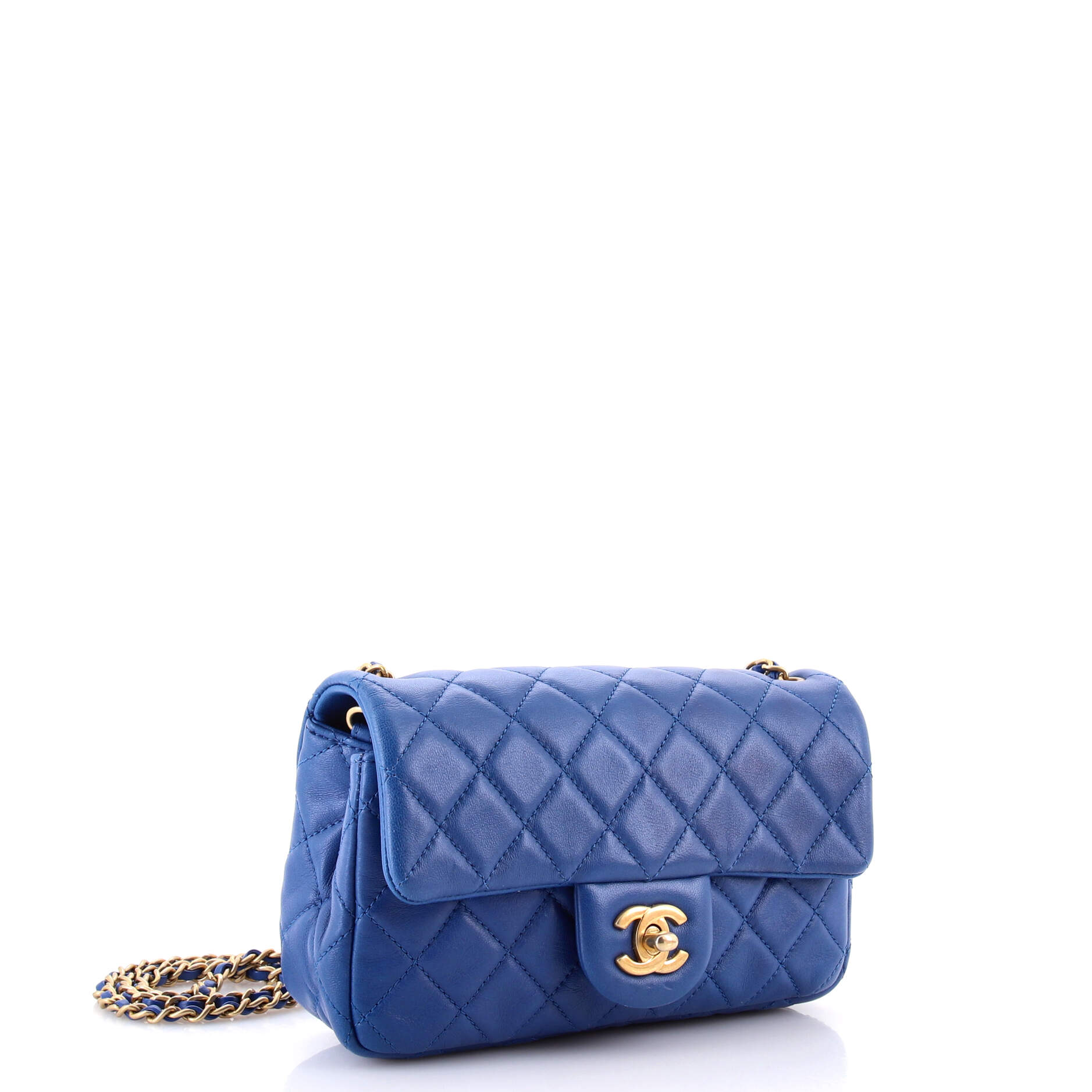 Pearl Crush Flap Bag Quilted Lambskin Mini