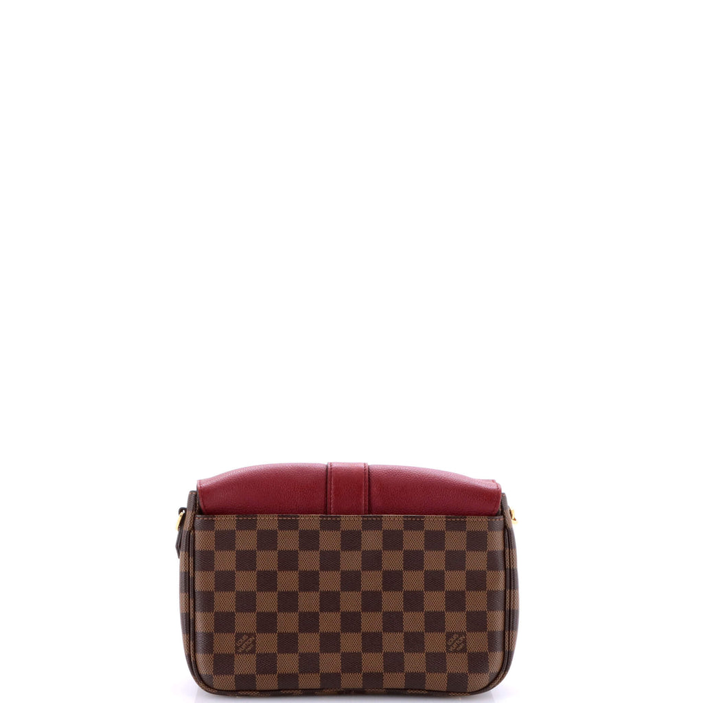 Clapton Handbag Damier and Leather PM