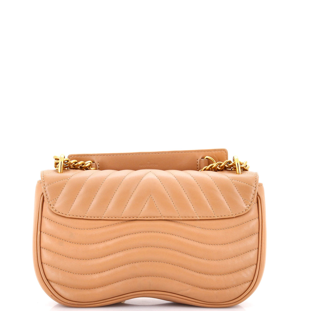 New Wave Chain Bag Quilted Leather MM