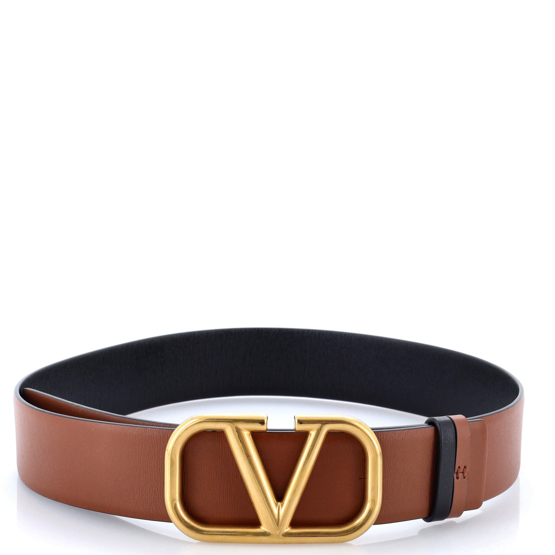 VLogo Reversible Belt Leather Wide