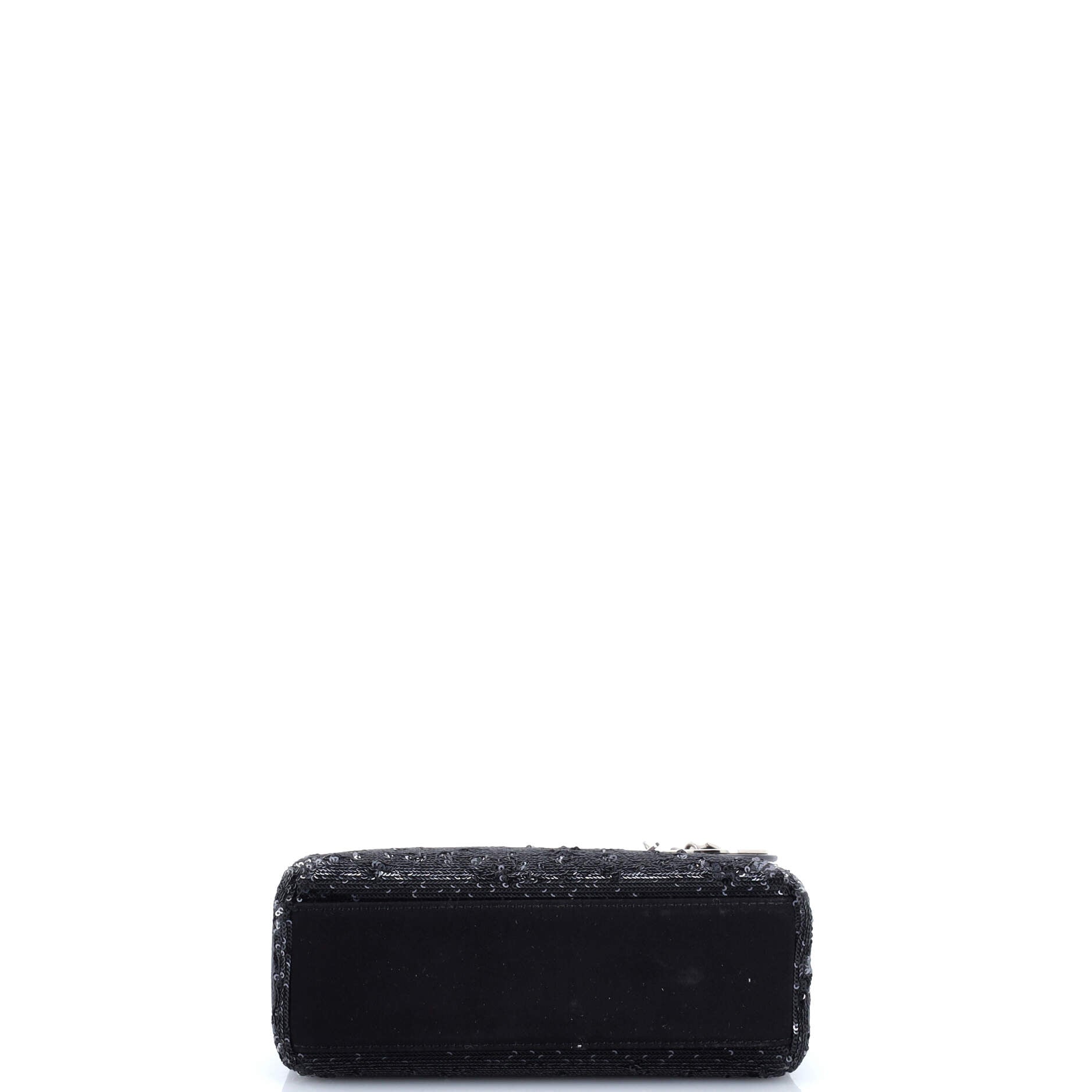 Lady Dior Bag Embellished Satin Mini