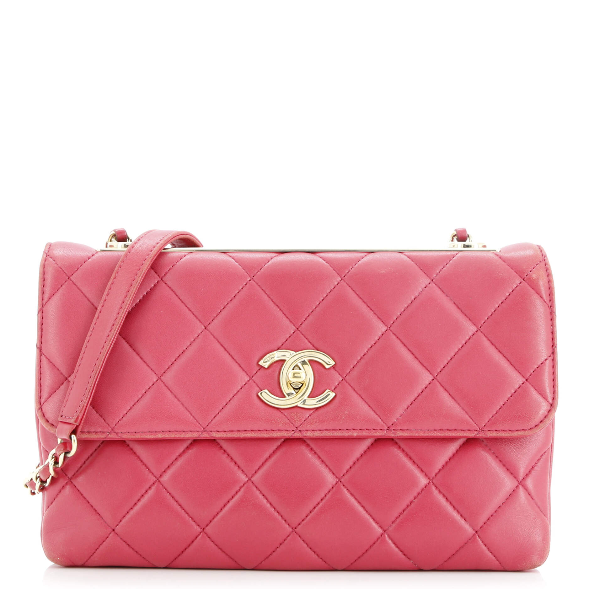 Trendy CC Flap Bag Quilted Lambskin Medium