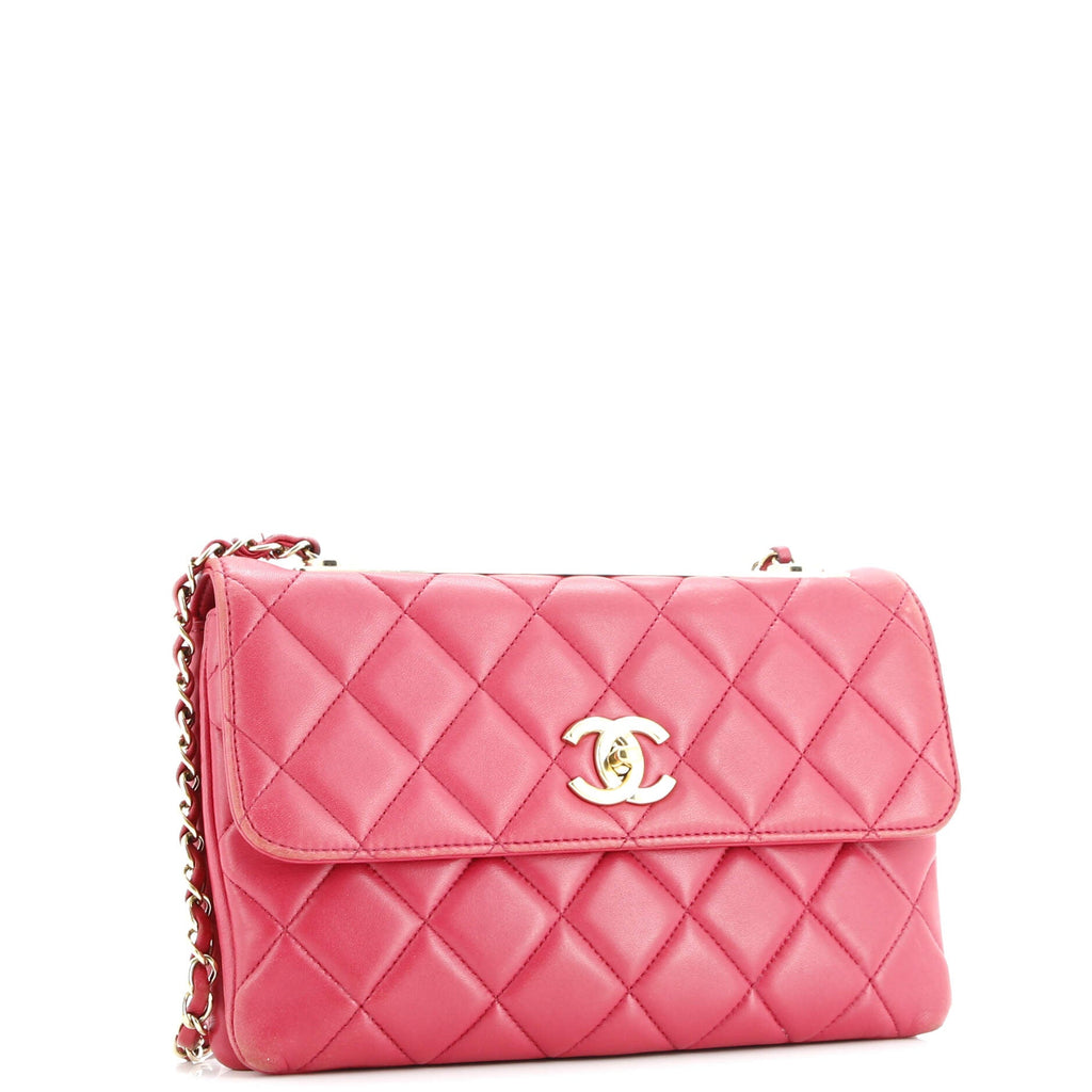 Trendy CC Flap Bag Quilted Lambskin Medium
