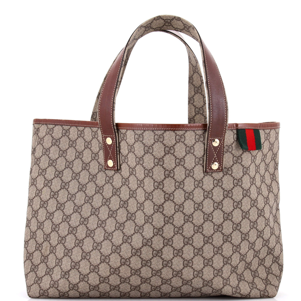 Web Loop Tote GG Coated Canvas Medium