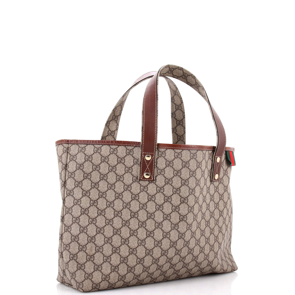 Web Loop Tote GG Coated Canvas Medium