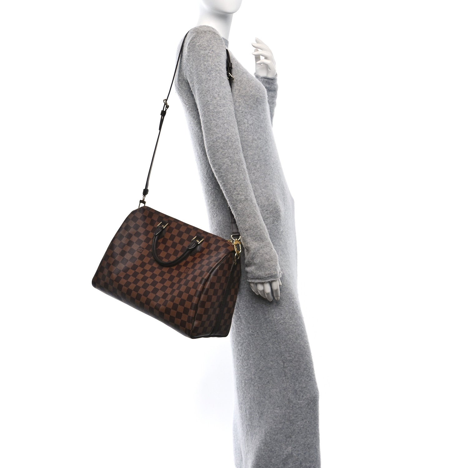 Damier Ebene Speedy Bandouliere 35