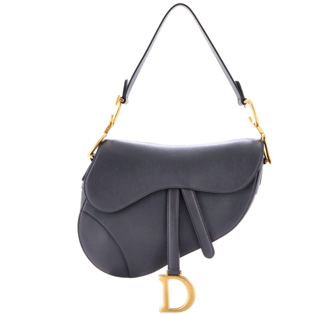 Saddle Handbag Leather Medium