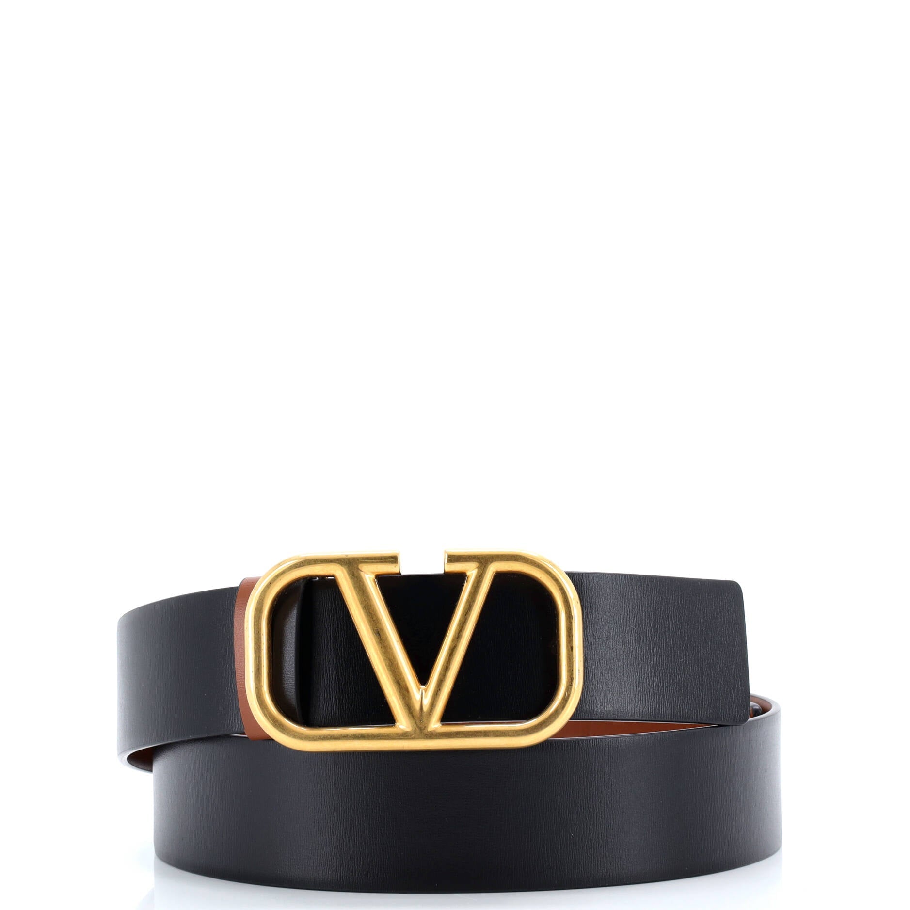 VLogo Reversible Belt Leather Wide 90