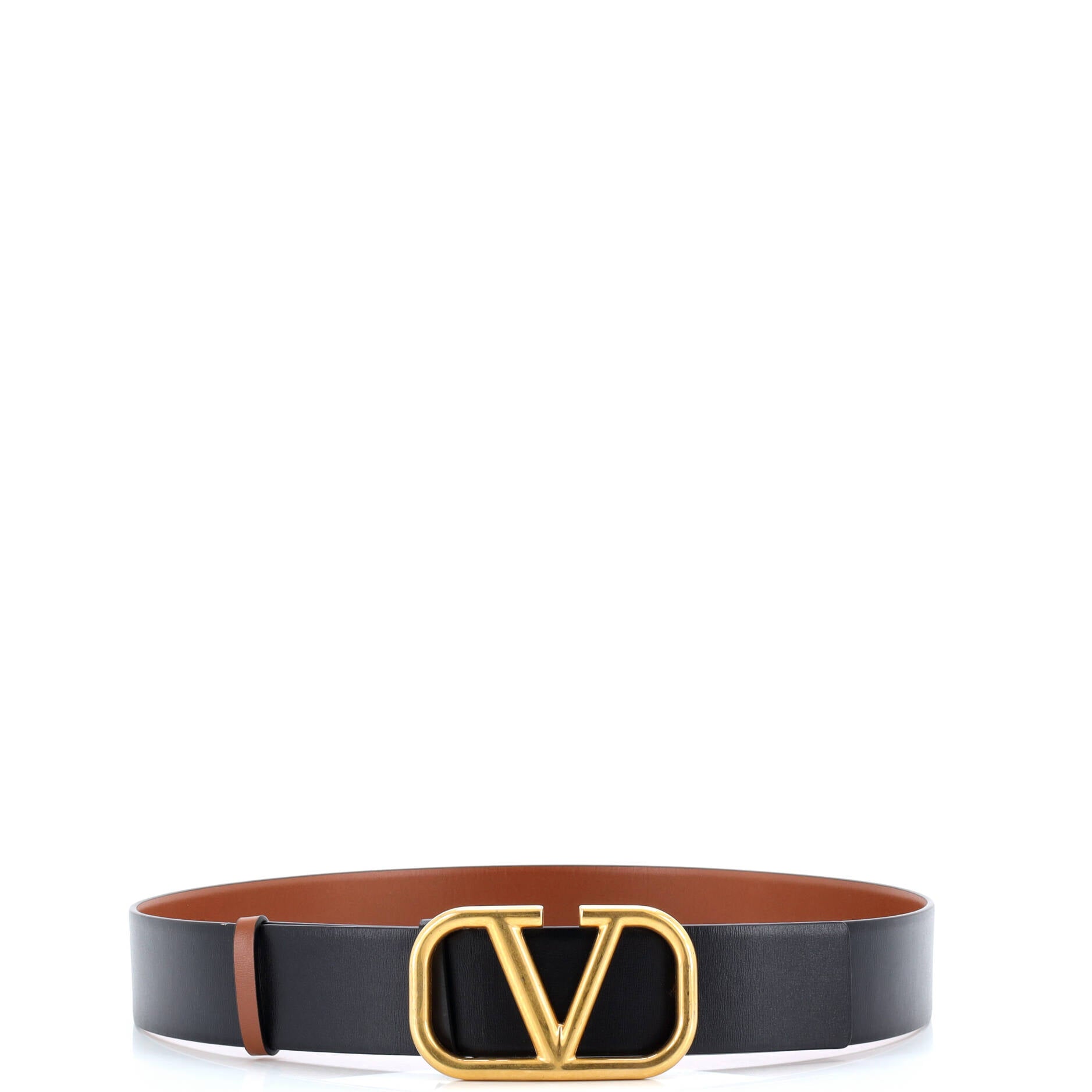 VLogo Reversible Belt Leather Wide 90