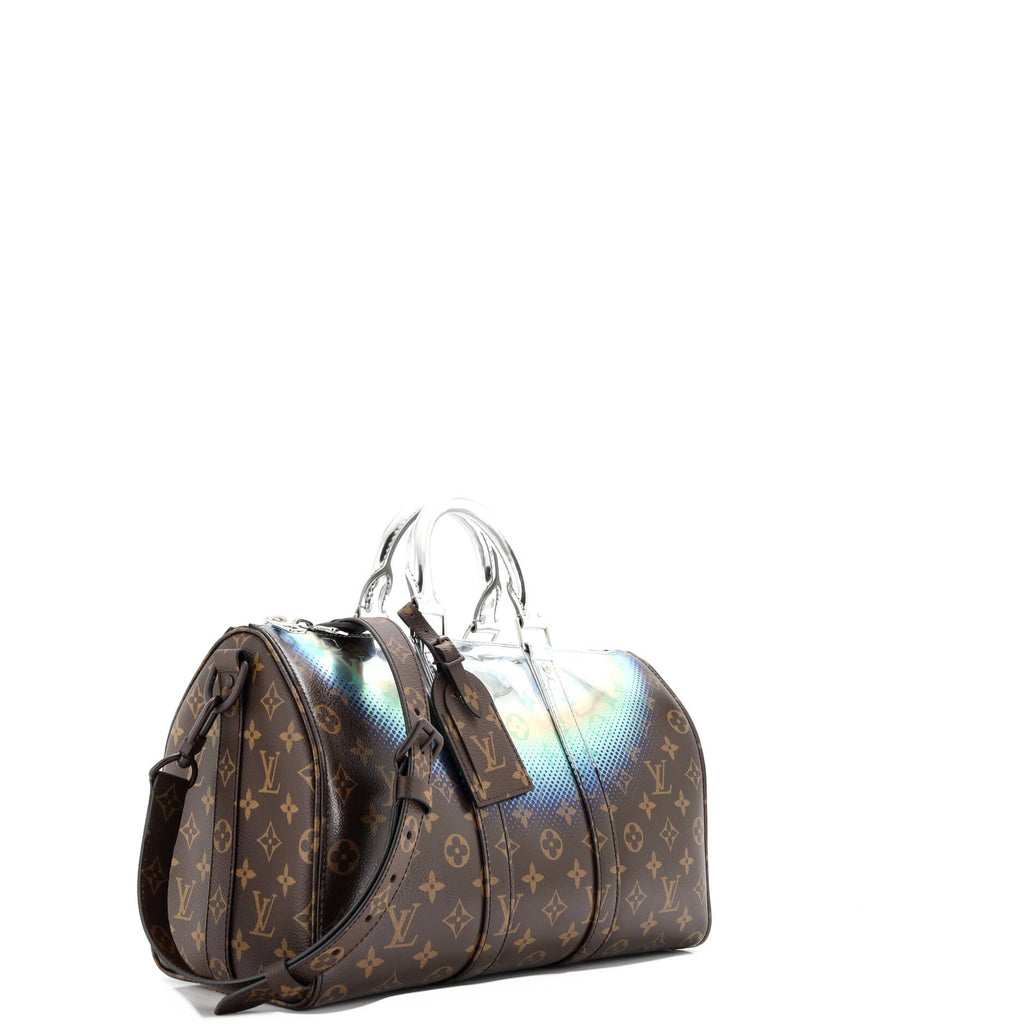 Keepall Bandouliere Bag Limited Edition Metallic Nebula Monogram Canvas 35