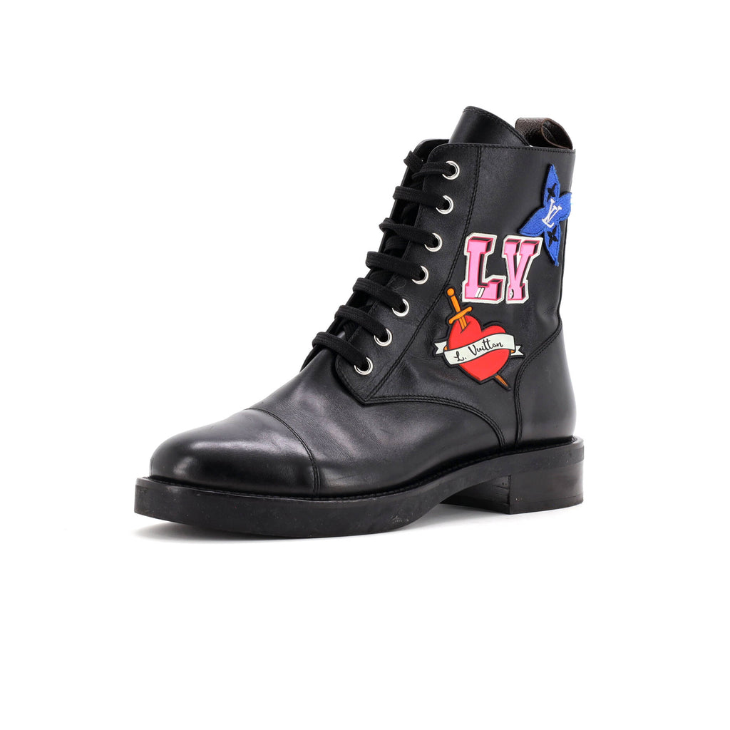 Women's Monogram Territory Flat High Ranger Boots Leather