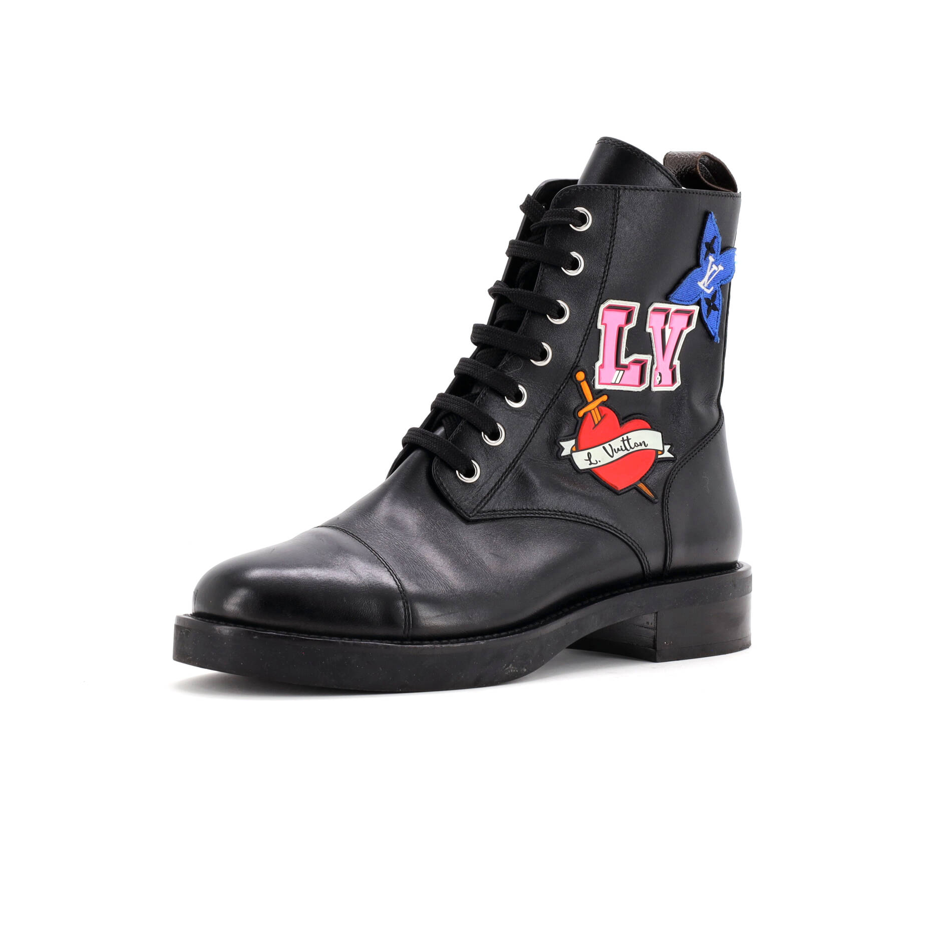 Women's Monogram Territory Flat High Ranger Boots Leather