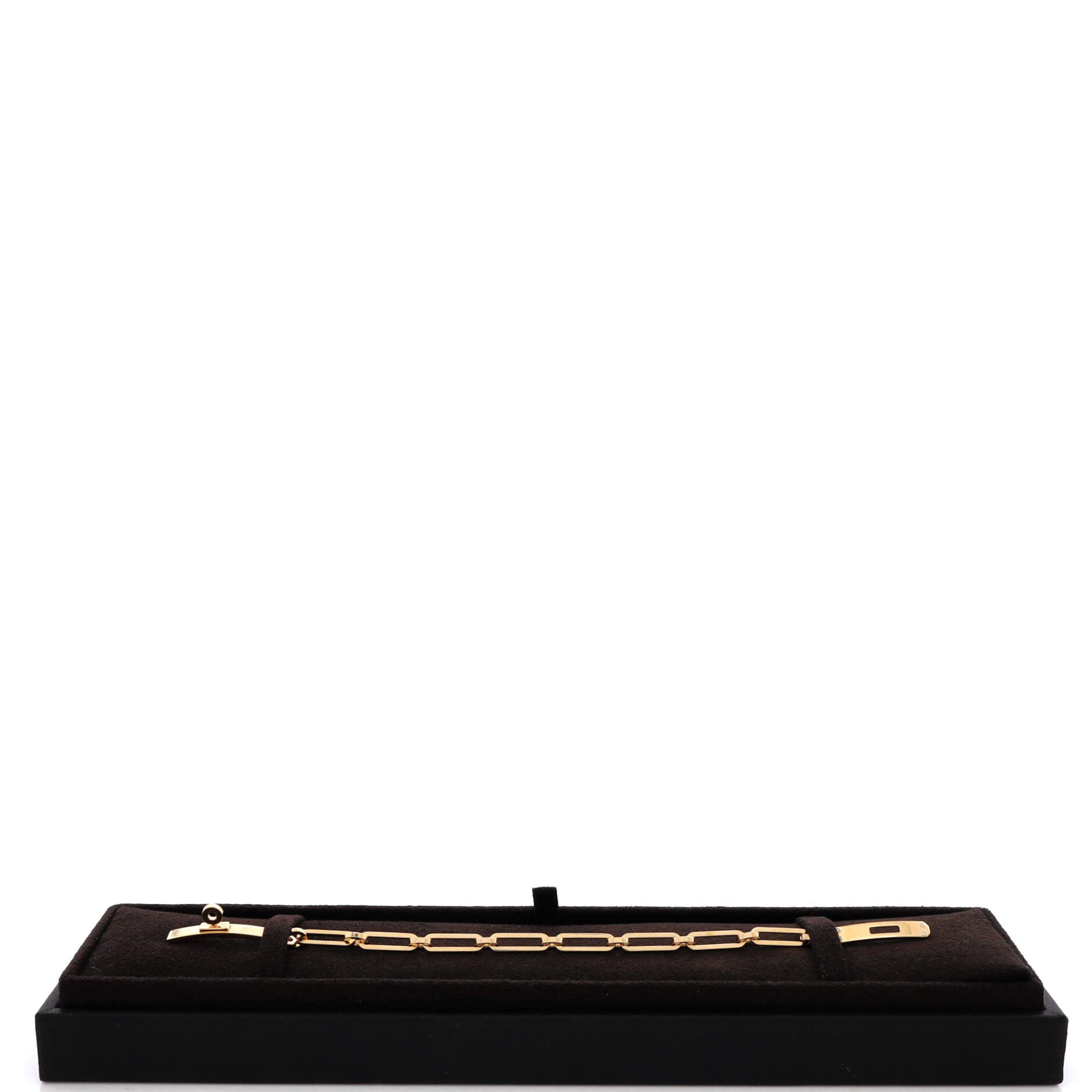 Kelly Chaine Bracelet 18K Yellow Gold with Diamonds Small
