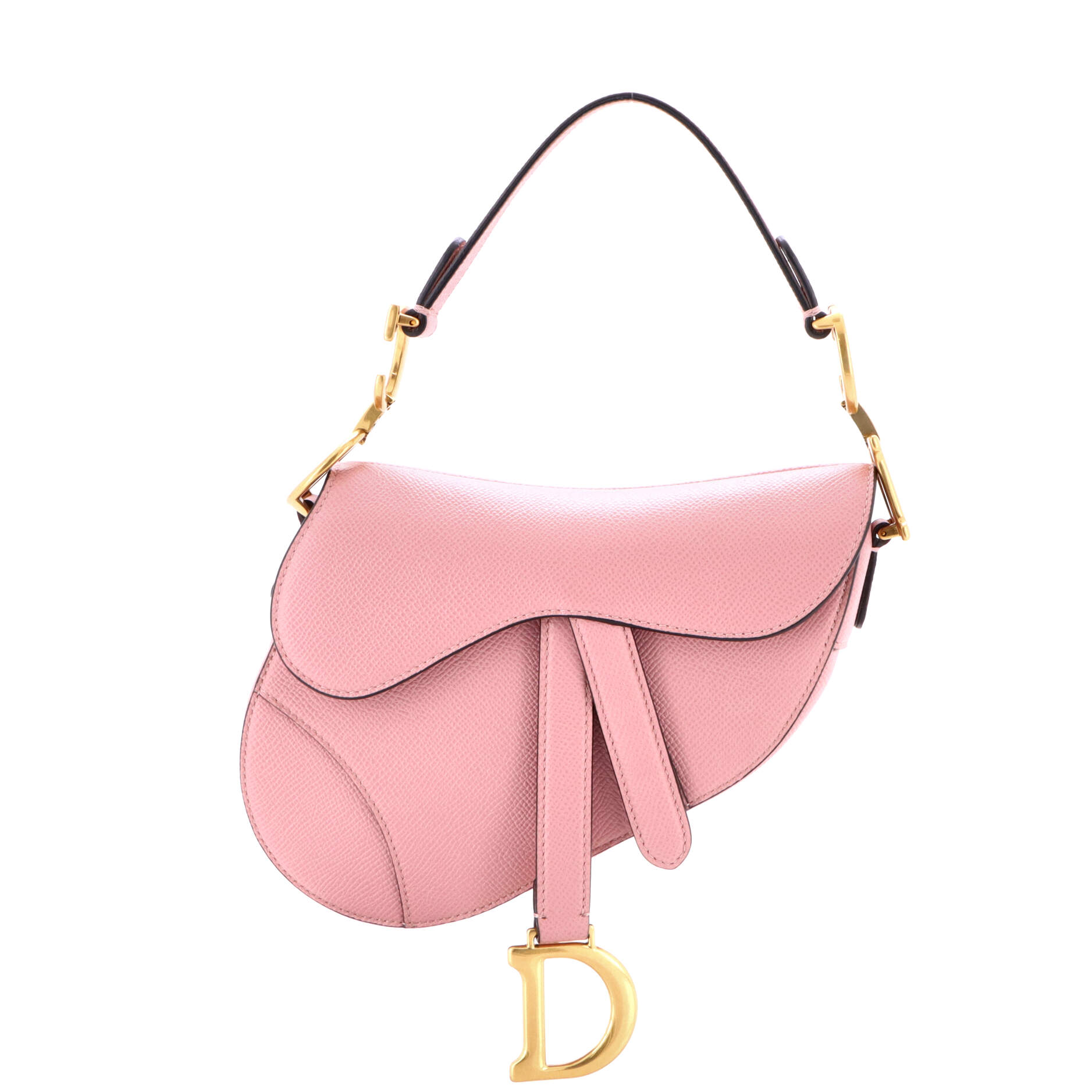 Saddle Handbag Leather Mini