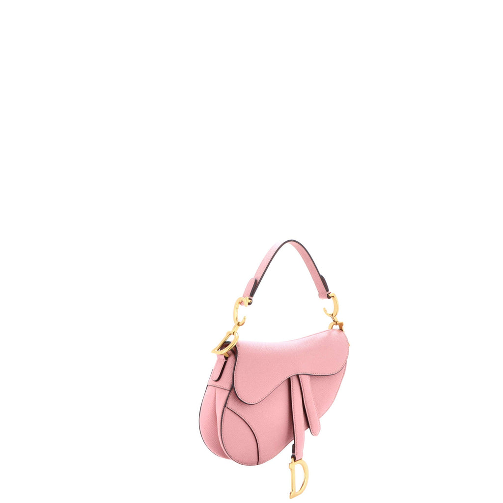 Saddle Handbag Leather Mini