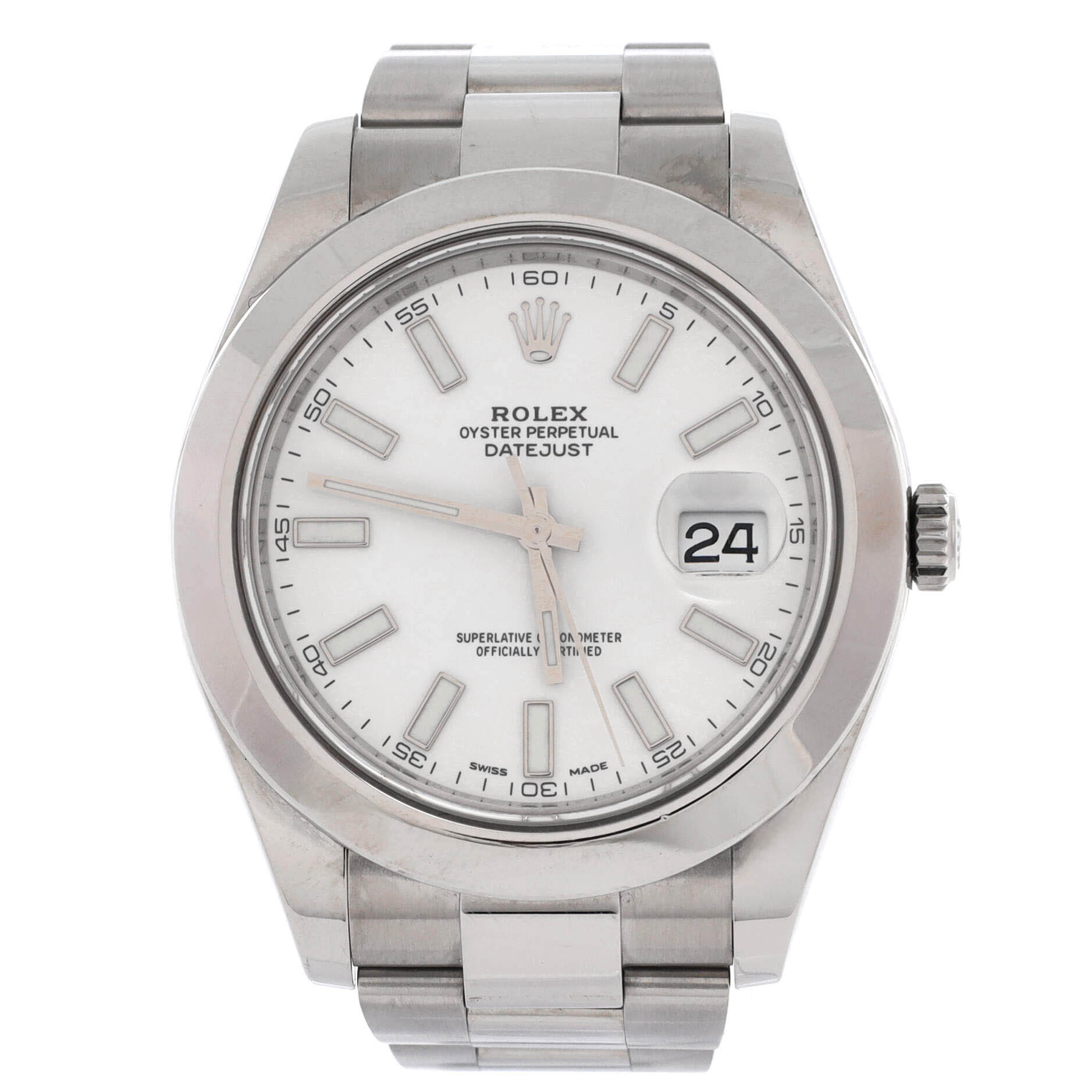 Oyster Perpetual Datejust II Automatic Watch Stainless Steel 41