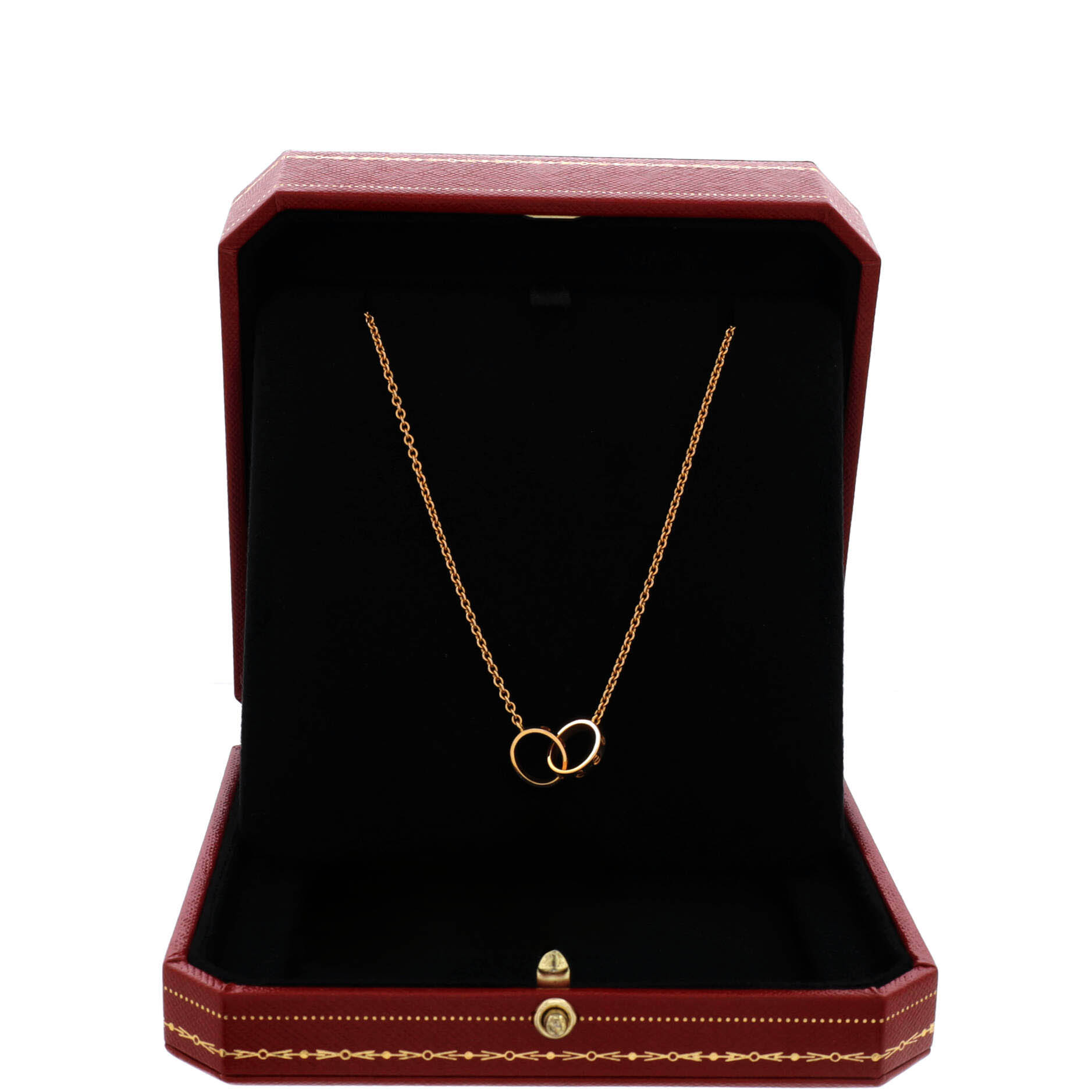 Love Interlocking Necklace 18K Yellow Gold