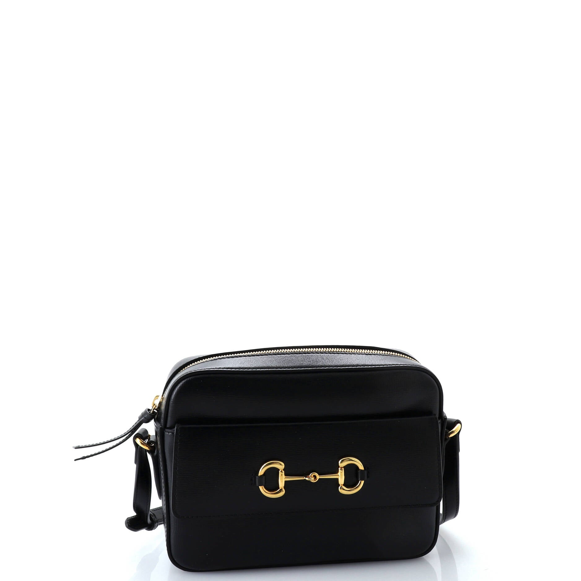 Horsebit 1955 Flap Pocket Camera Bag Leather Small