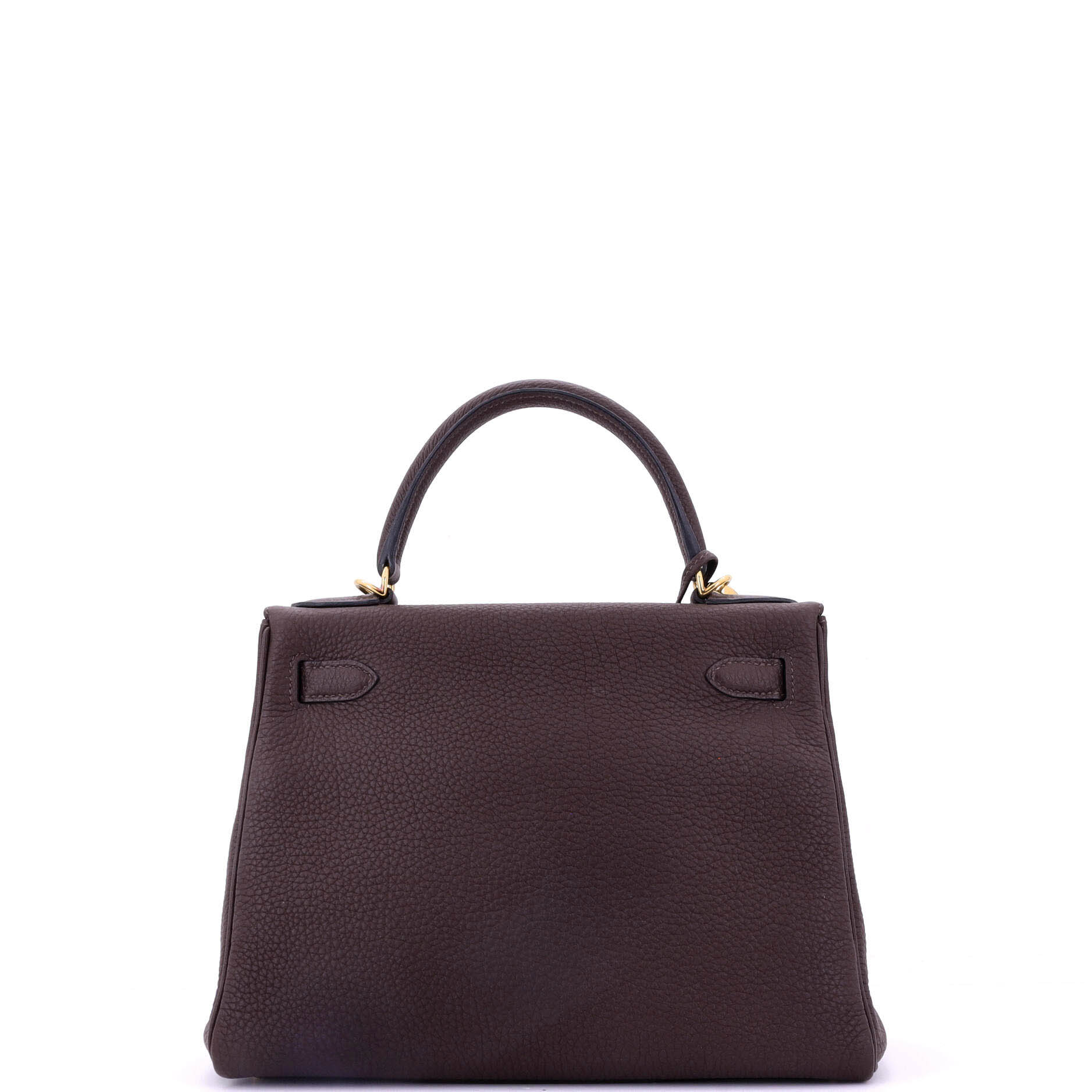 Kelly Handbag Havane Togo with Gold Hardware 28