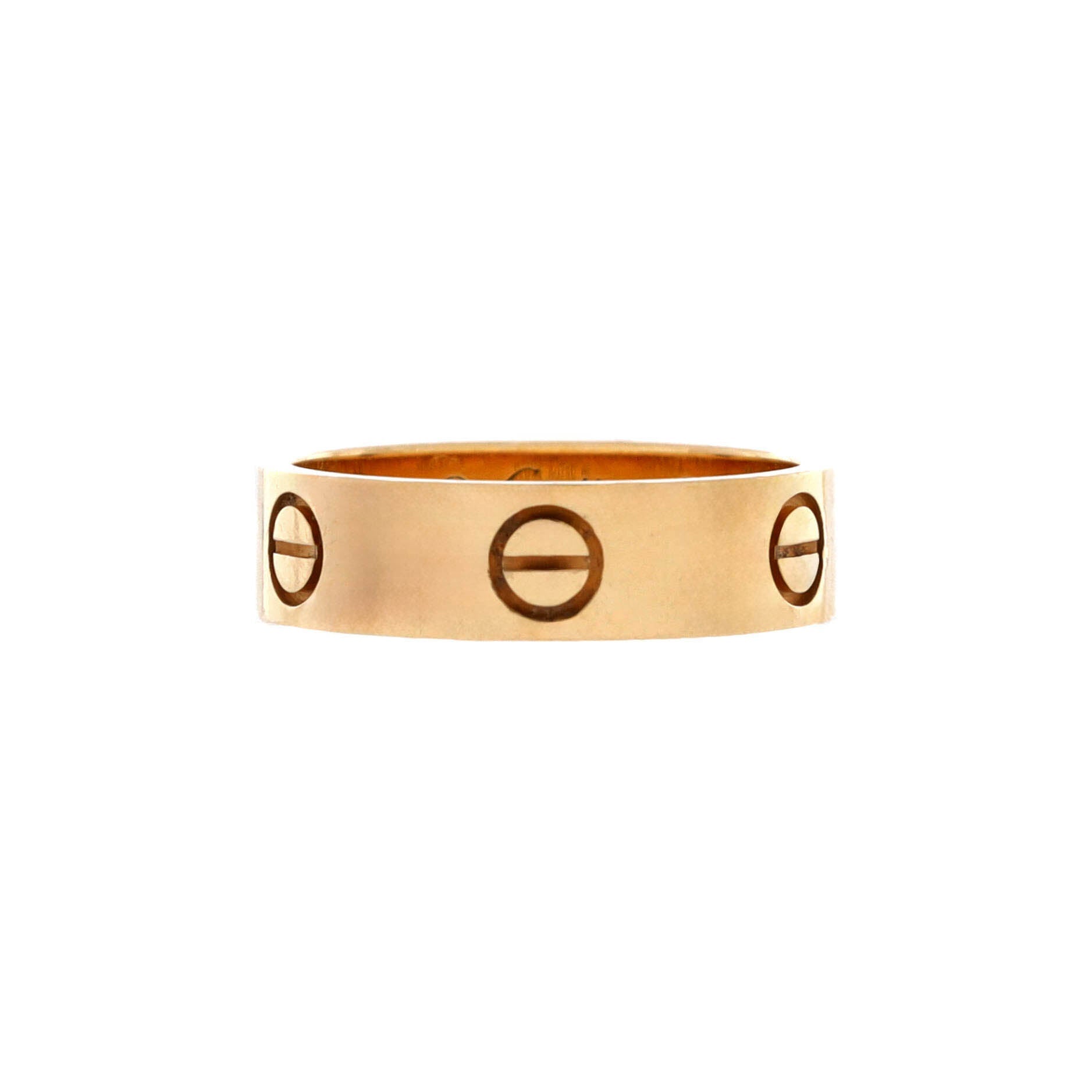 Love Band Ring 18K Yellow Gold
