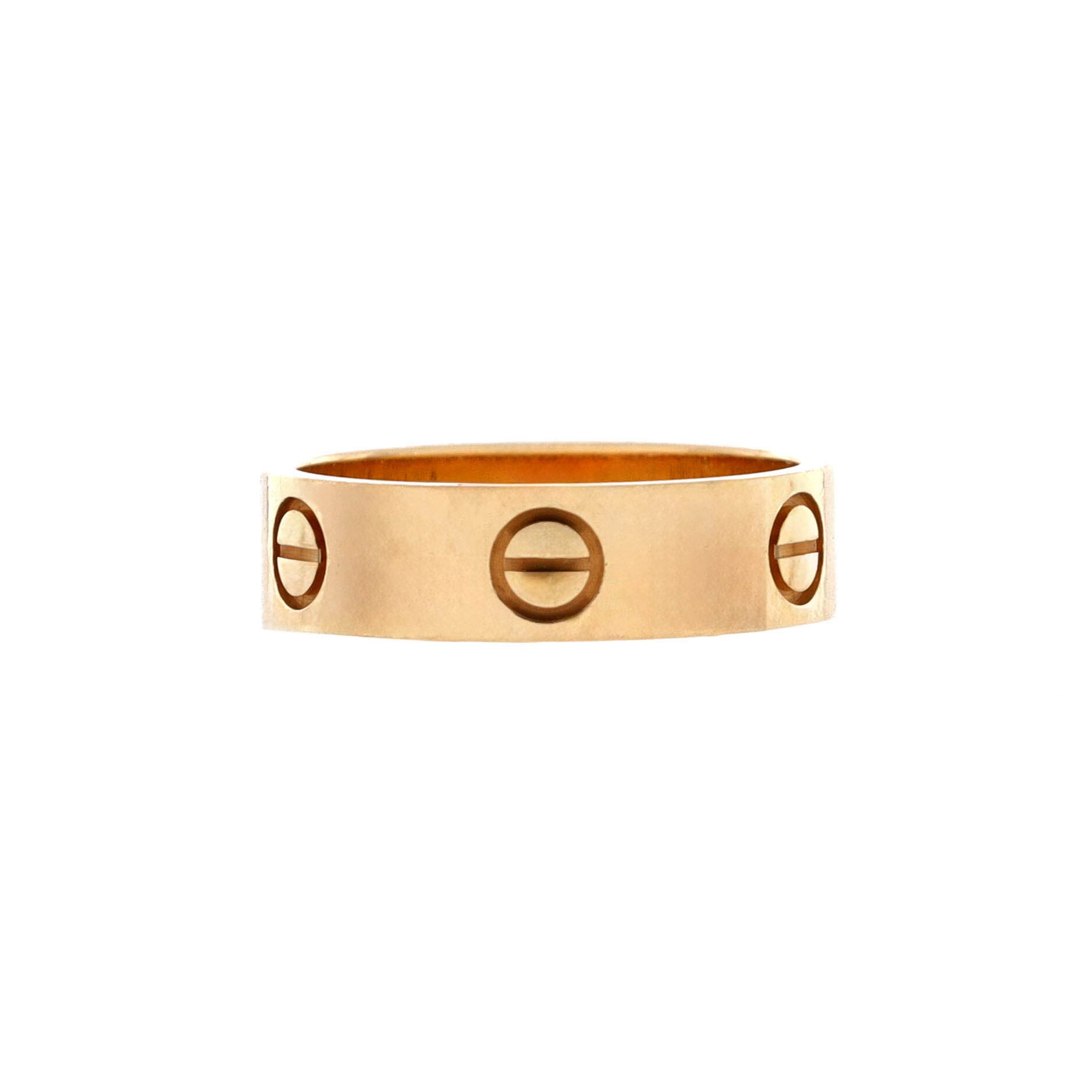 Love Band Ring 18K Yellow Gold