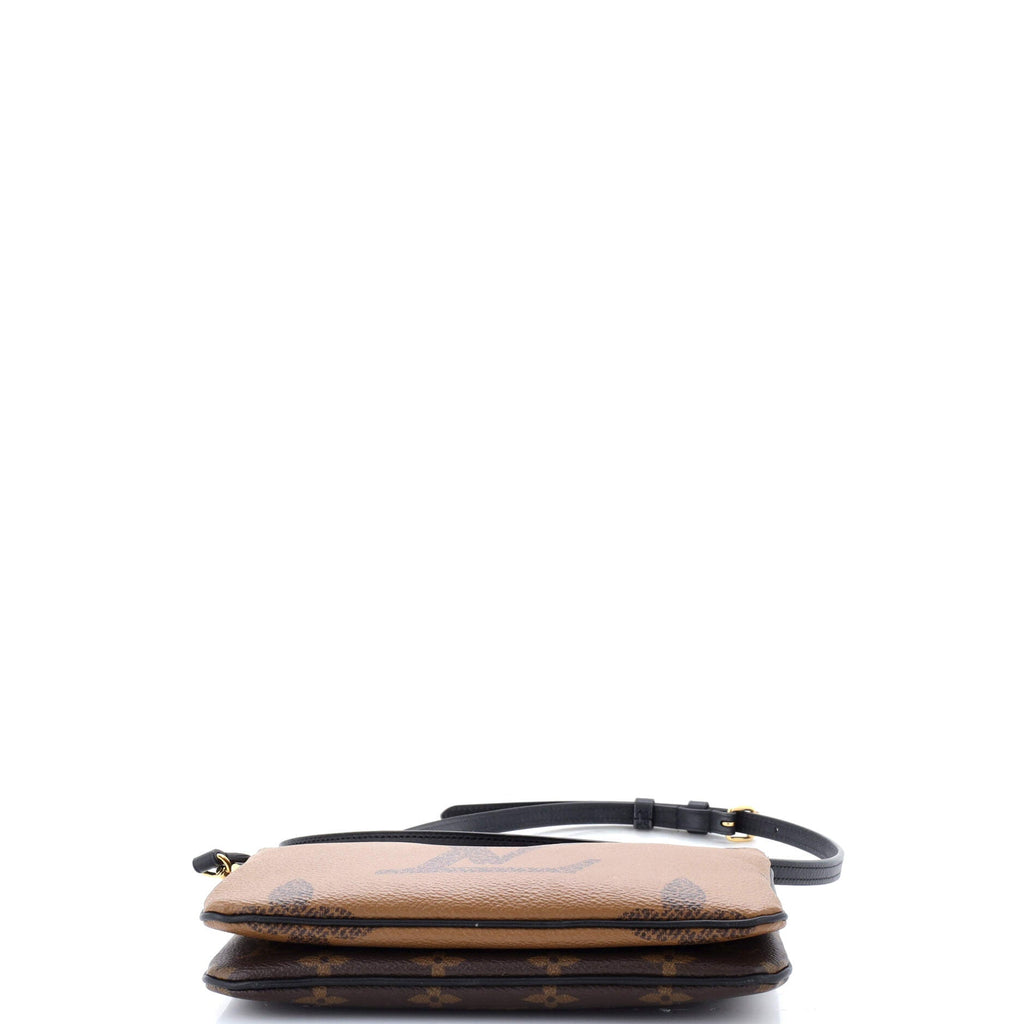 Double Zip Pochette Reverse Monogram Giant