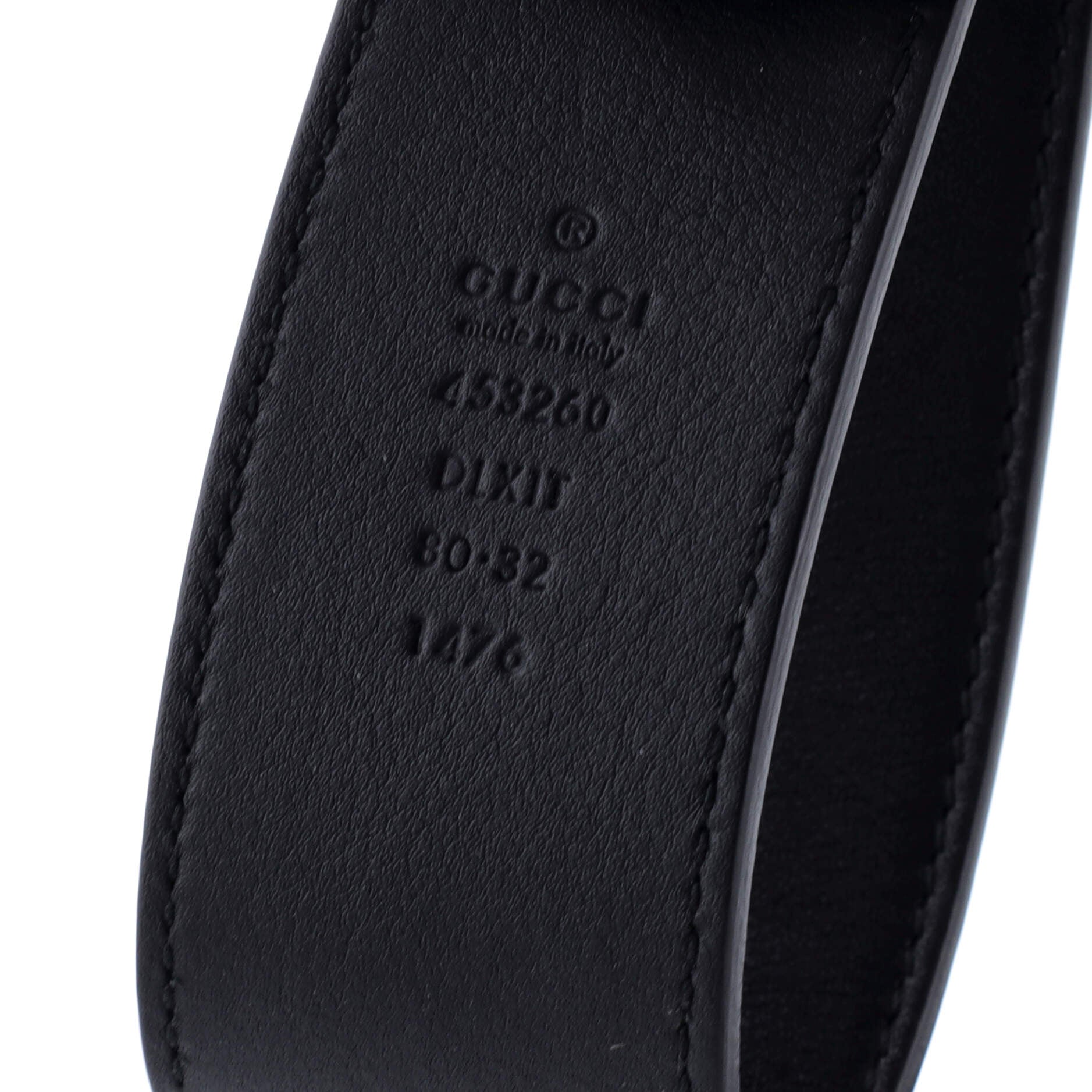 Pearly GG Marmont Belt Leather Wide