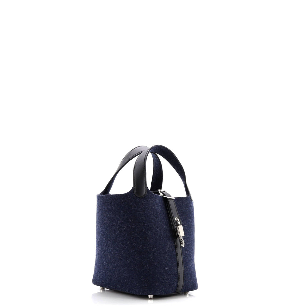 Picotin Lock Bag Felt with Leather PM