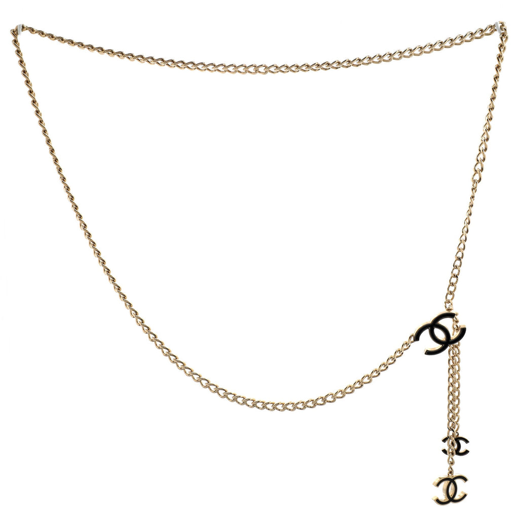 CC Charm Chain Belt Metal with Enamel