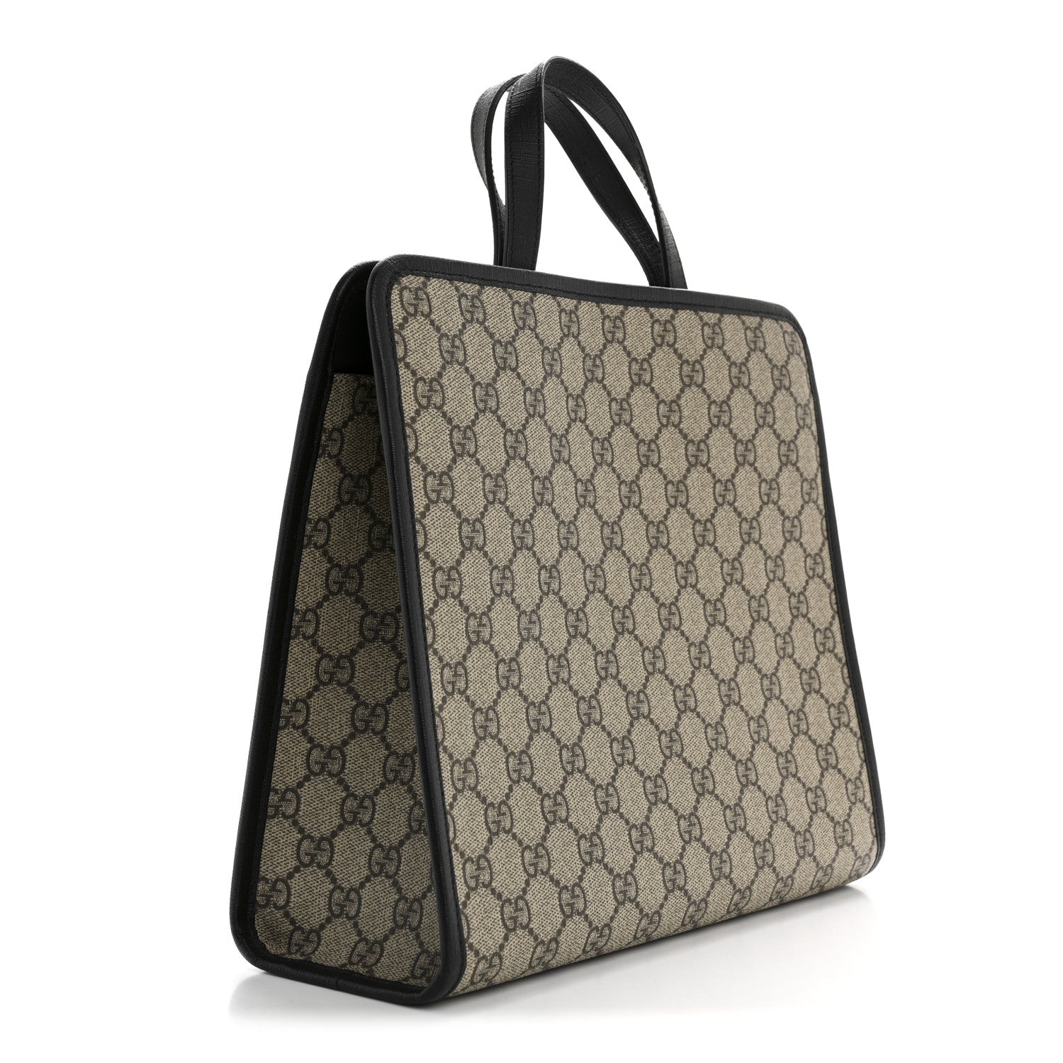 GG Supreme Monogram 3-D Apple Childrens Tote Black