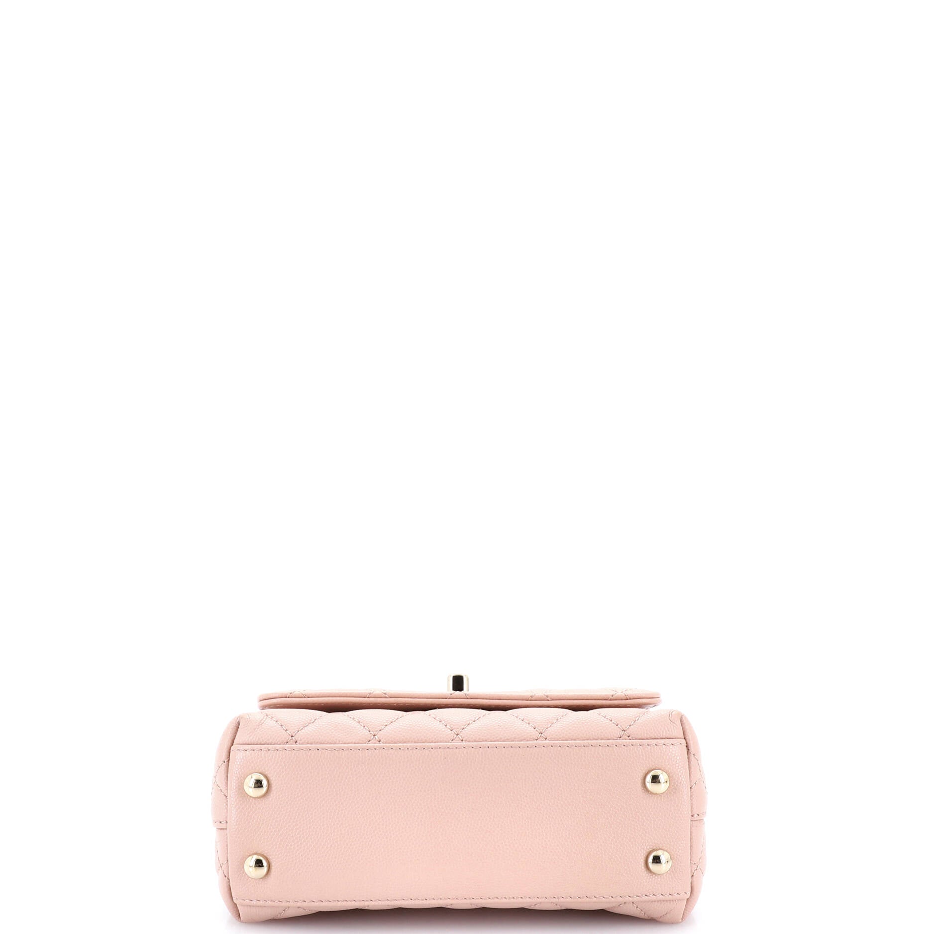 Coco Top Handle Bag Quilted Caviar Extra Mini