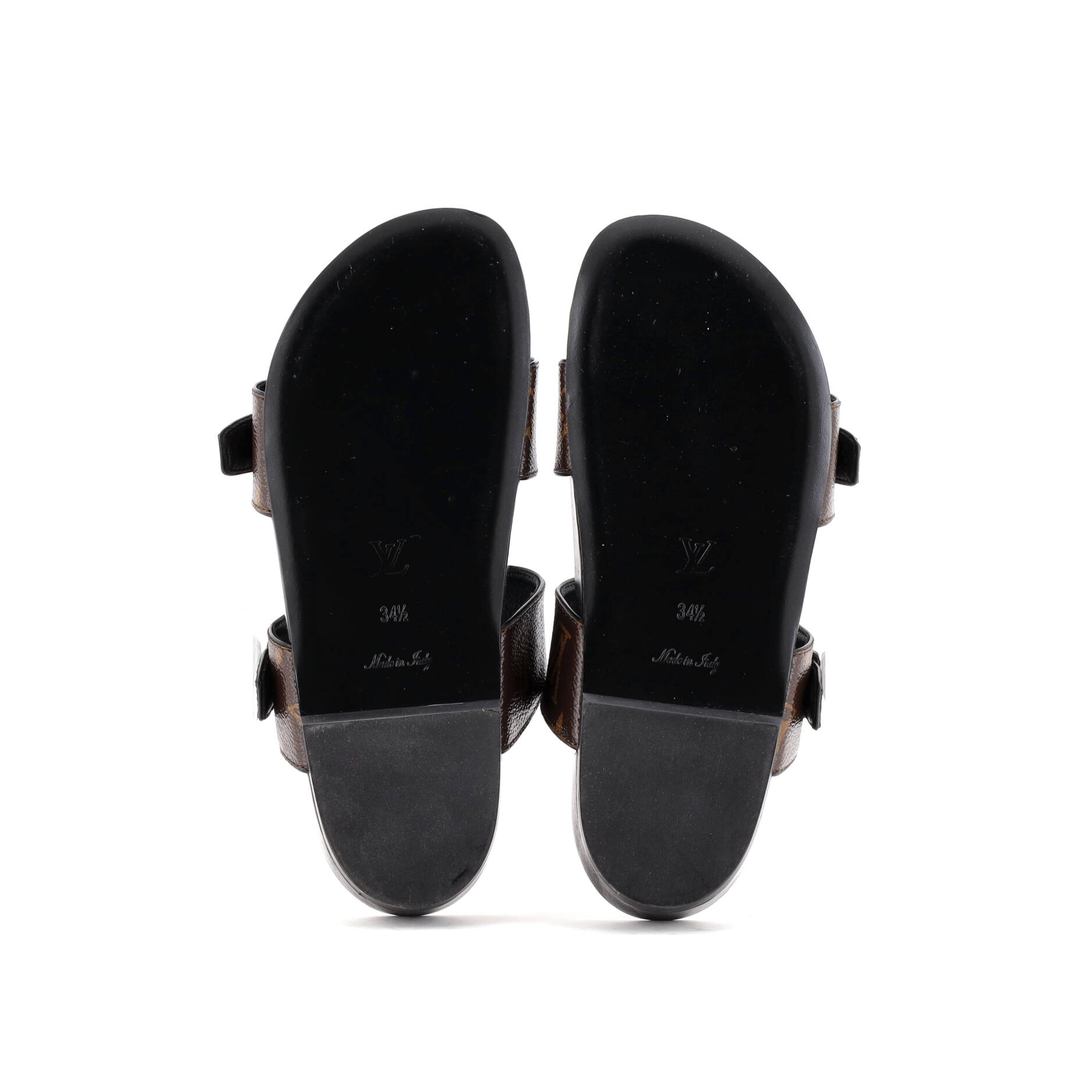 Women's Bom Dia Flat Mules Monogram Canvas