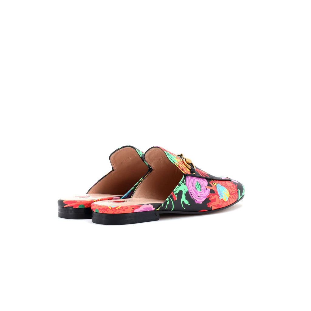 Women's Princetown Mules Printed Leather