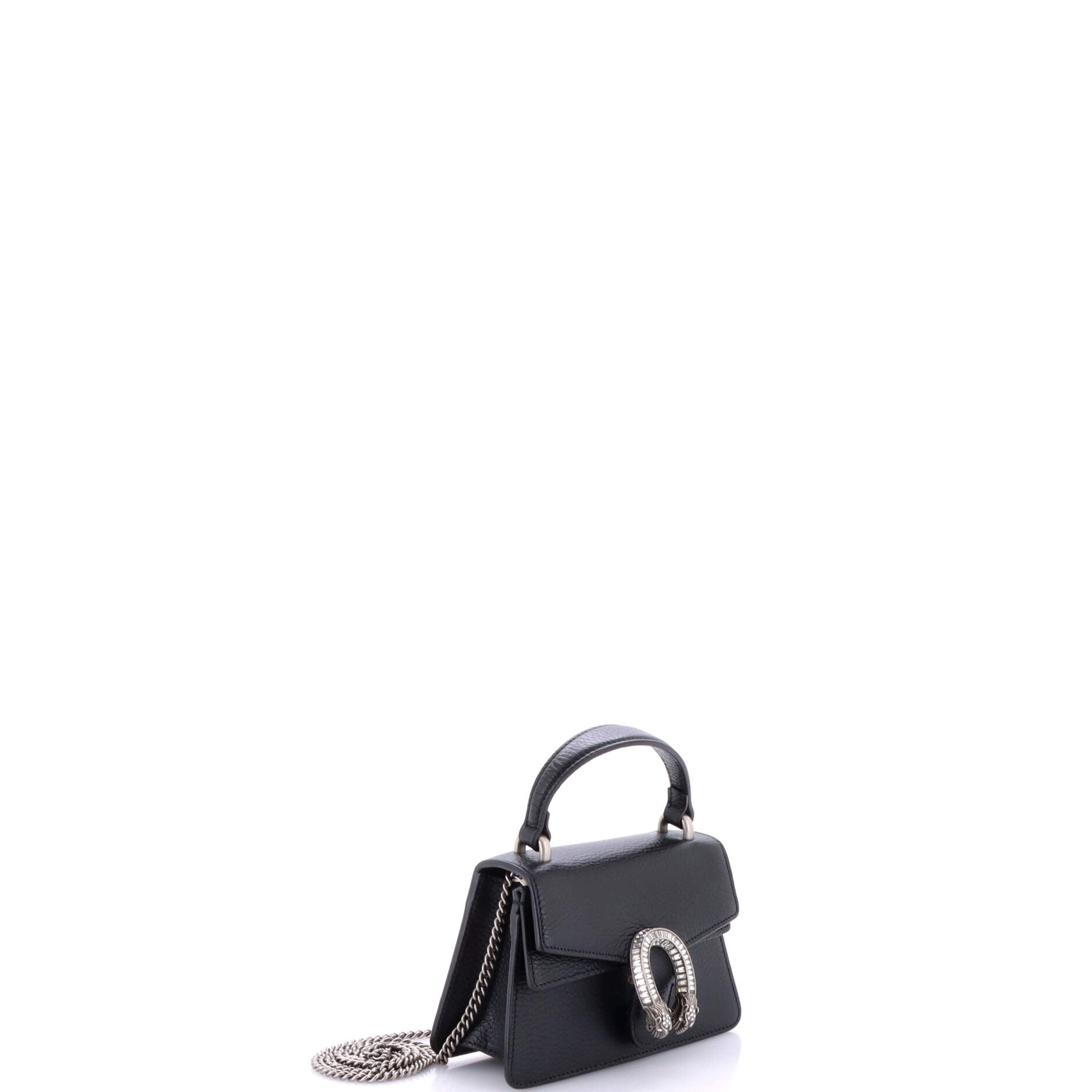 Dionysus Top Handle Bag Leather with Crystals Mini