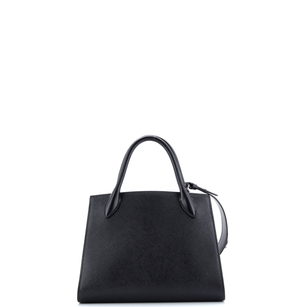 Monochrome Tote Saffiano with City Calf Small