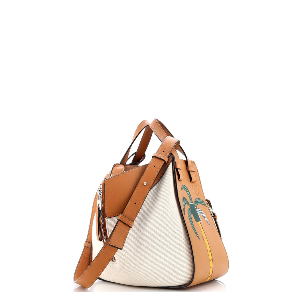Ken Price Hammock Bag Printed Leather and Canvas Small
