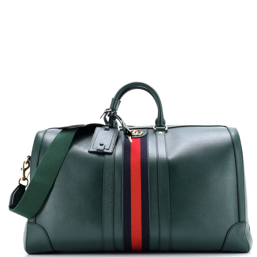 Savoy Web Convertible Duffle Bag Leather Large
