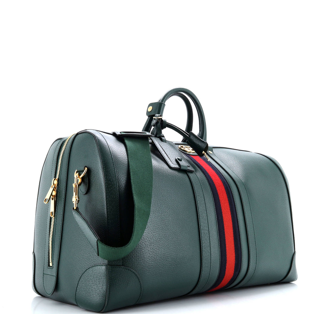 Savoy Web Convertible Duffle Bag Leather Large
