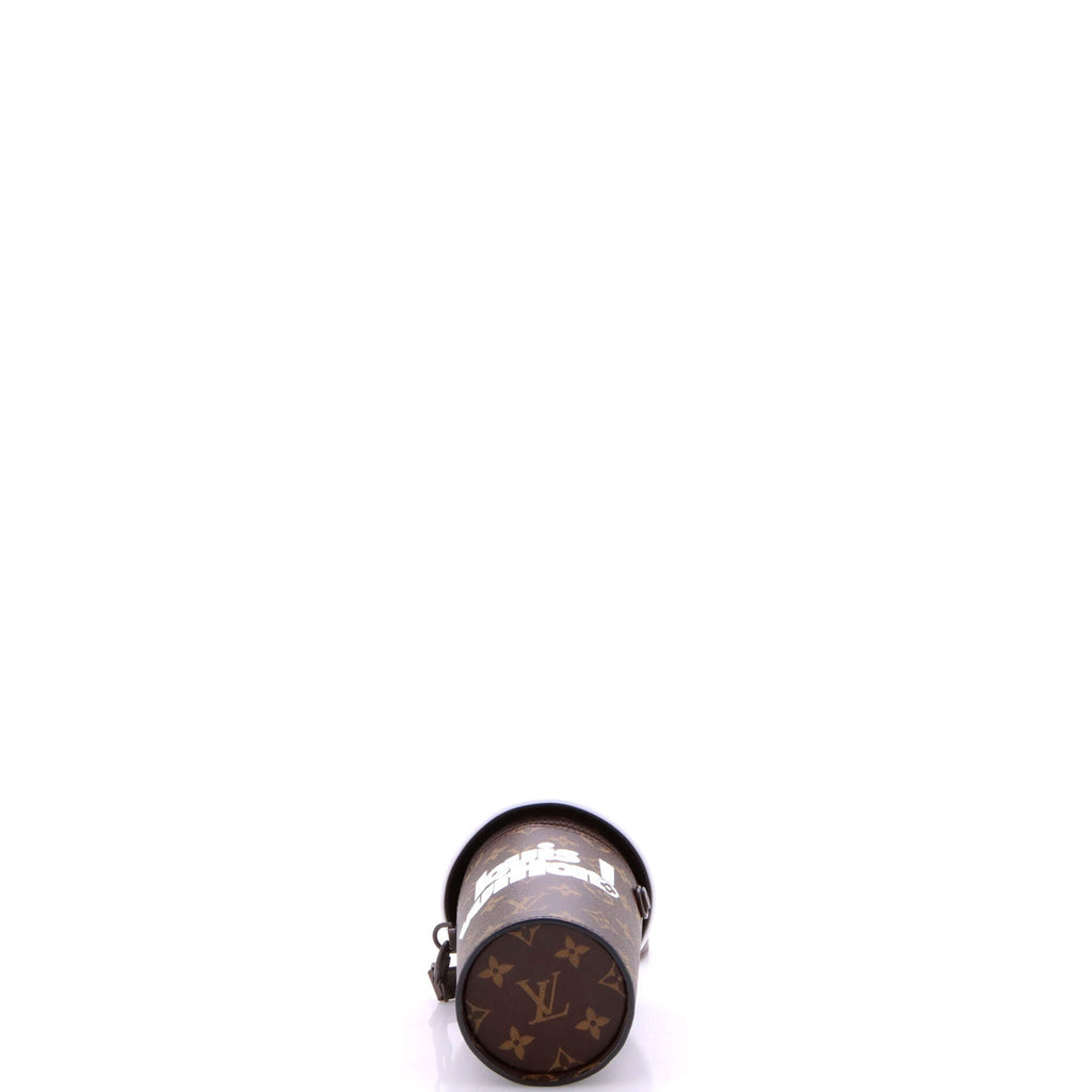 Coffee Cup Convertible Pouch Everyday Signature Vintage Monogram Canvas