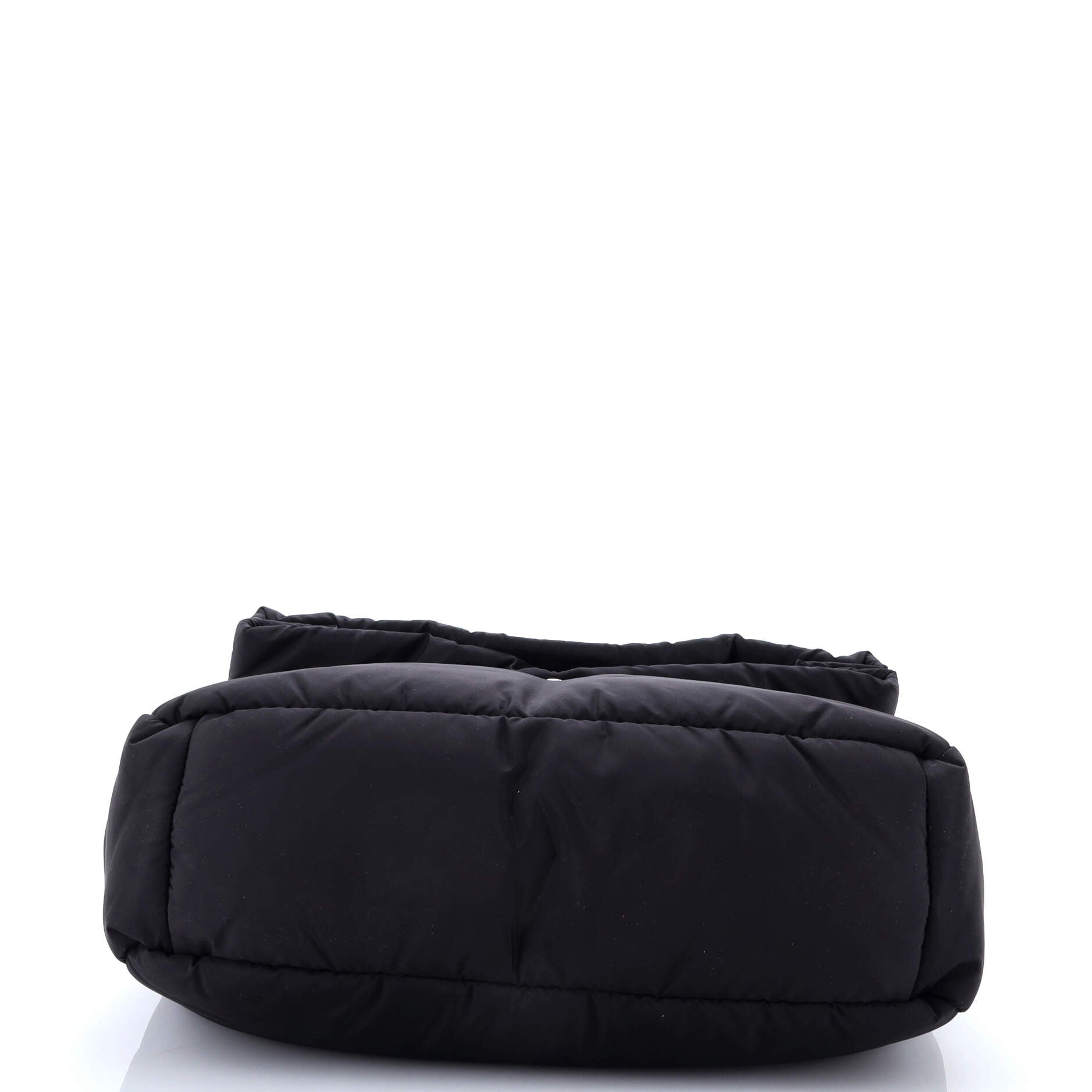 Monaco Chain Flap Shoulder Bag Nylon Medium