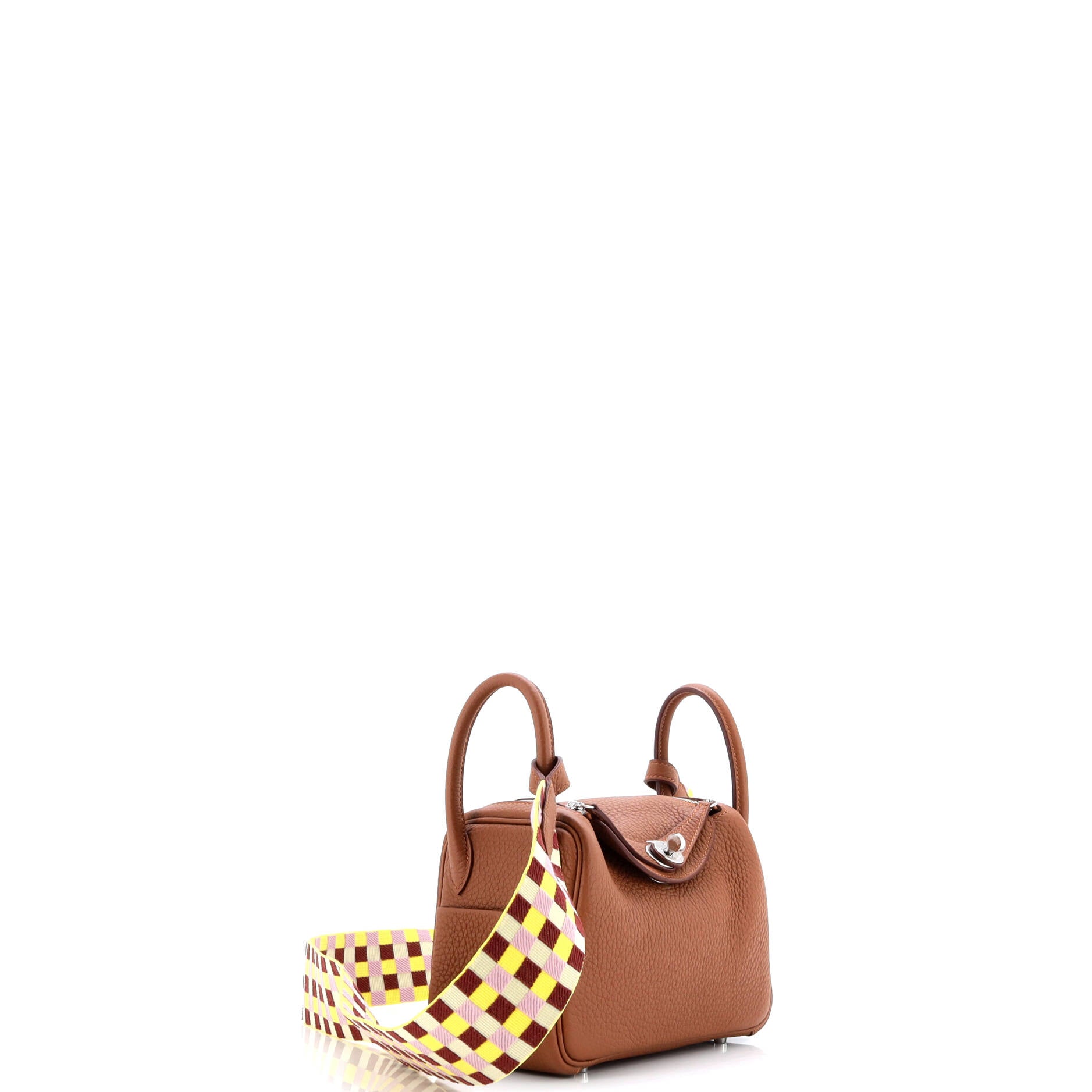 Lindy Quadrille Bag Clemence with Canvas Mini