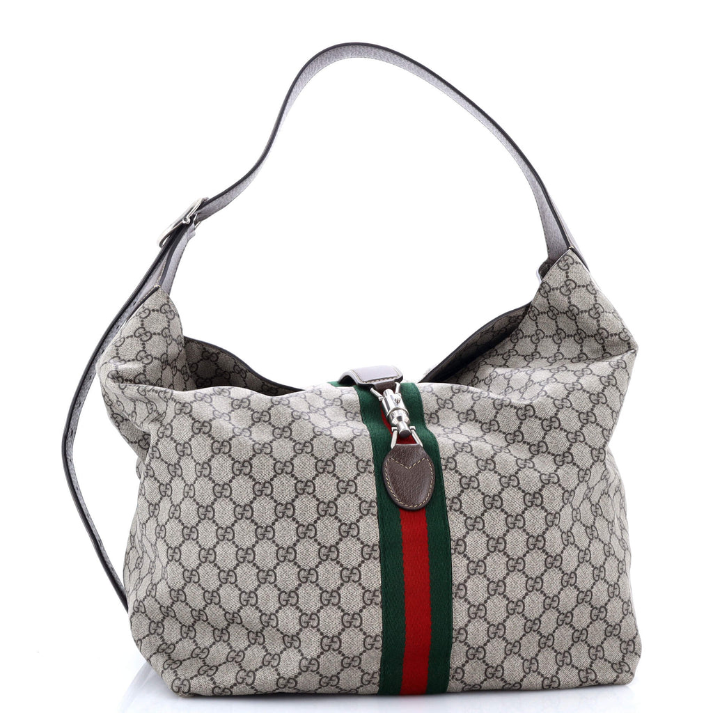 Jackie 1961 Soft Shoulder Bag GG Coated Canvas Medium