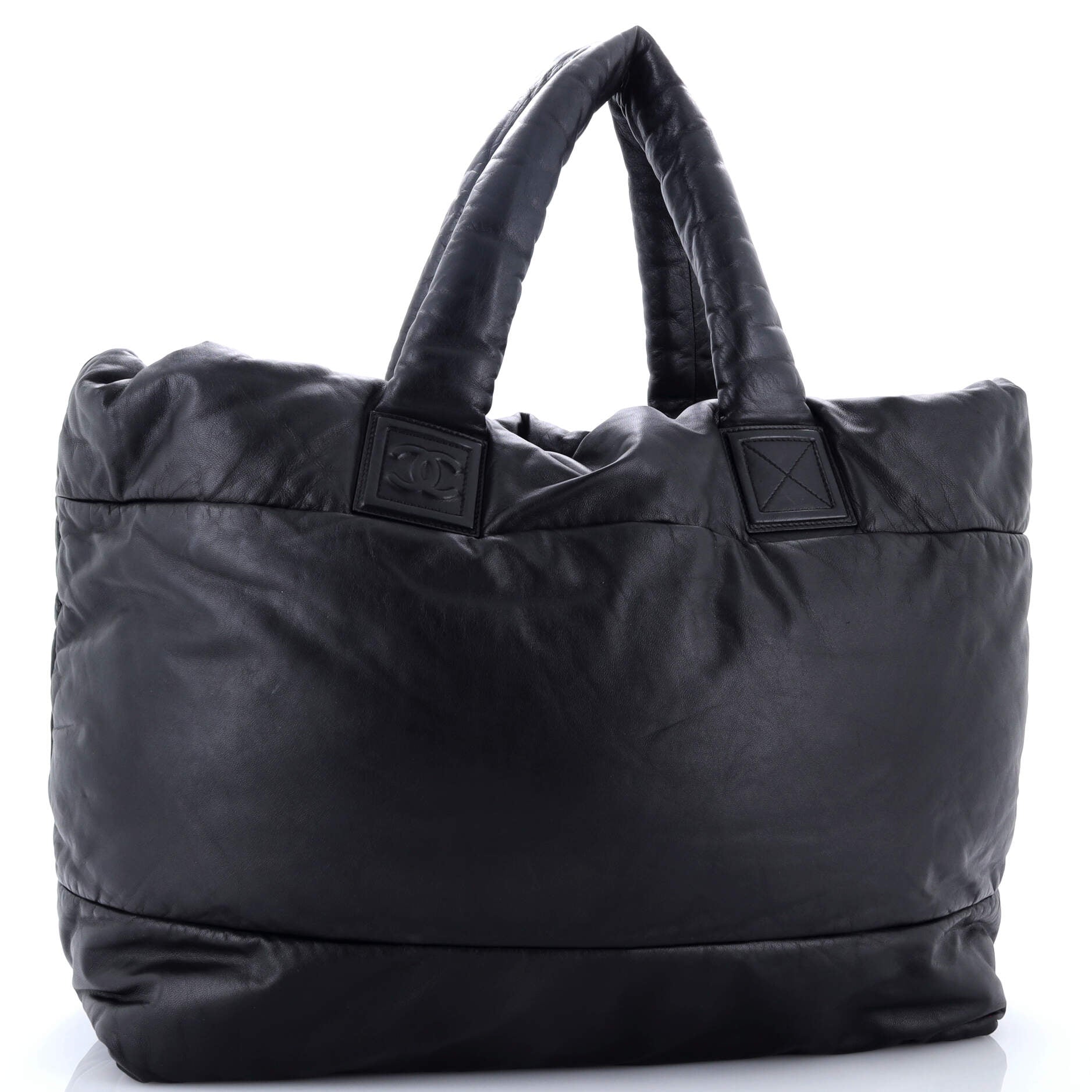 Coco Cocoon Reversible Tote Quilted Lambskin Large