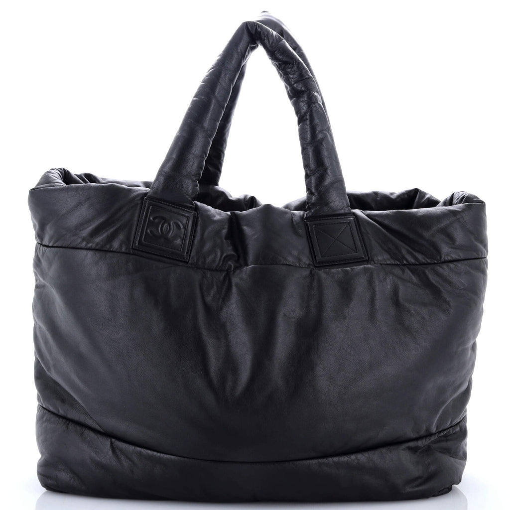 Coco Cocoon Reversible Tote Quilted Lambskin Large