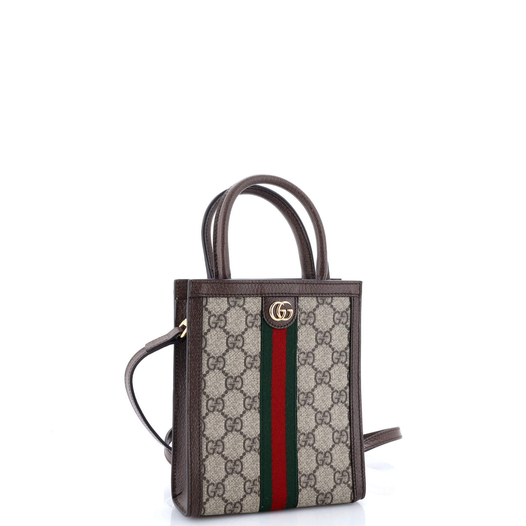 Ophidia Convertible Tote GG Coated Canvas Super Mini