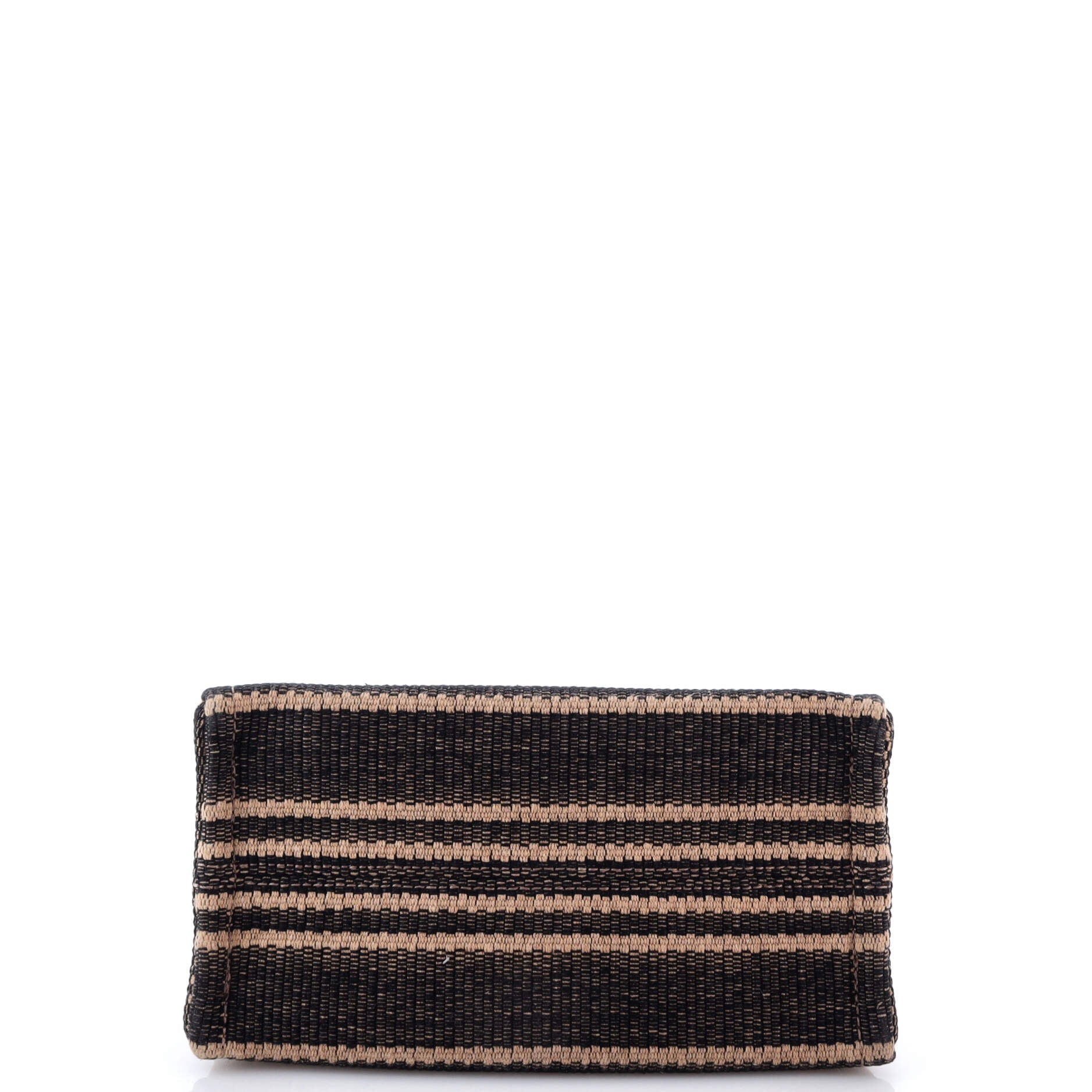 Cabas Thais Tote Triomphe Print Raffia Small