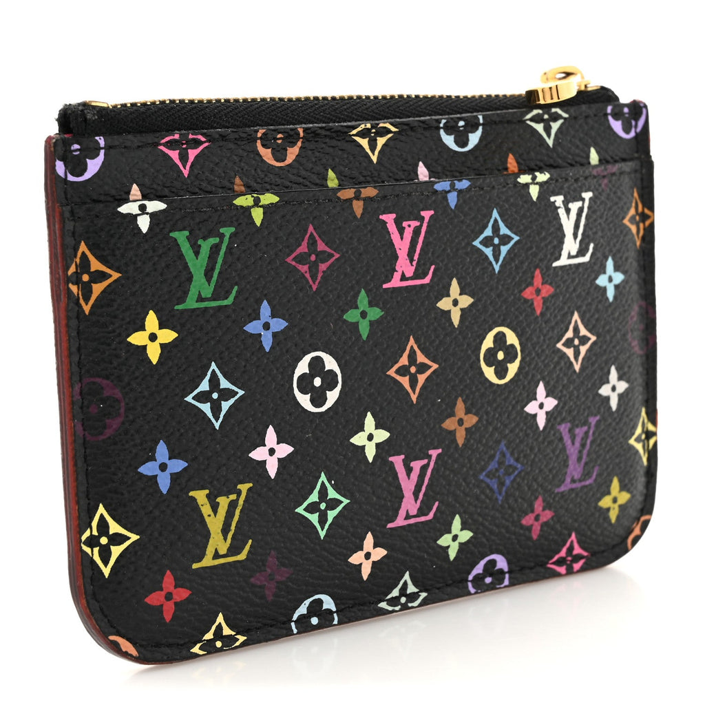 Monogram Multicolor Key Pouch Black Grenade