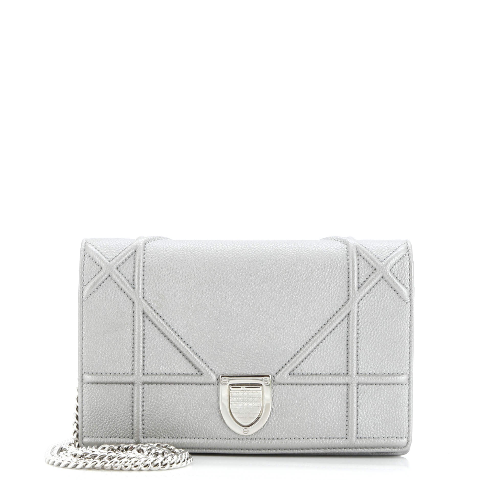 Diorama Wallet on Chain Leather
