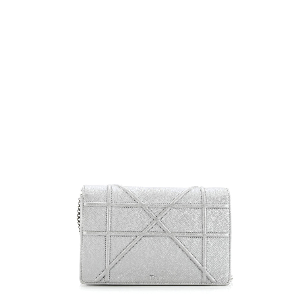 Diorama Wallet on Chain Leather