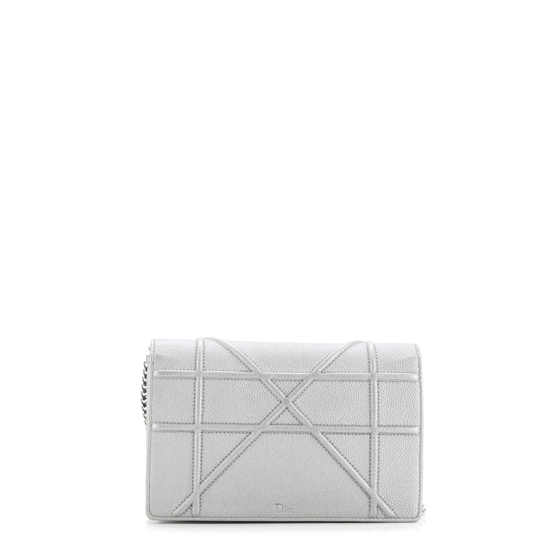 Diorama Wallet on Chain Leather